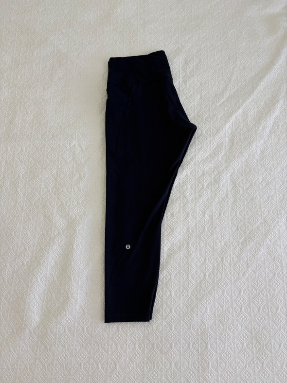 Lululemon Wunder Train High-Rise Tight 25" Pockets True Navy Size 14 (#102)